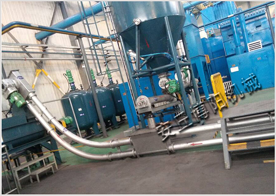 pta粉料管鏈機的三維輸送是怎麽回事