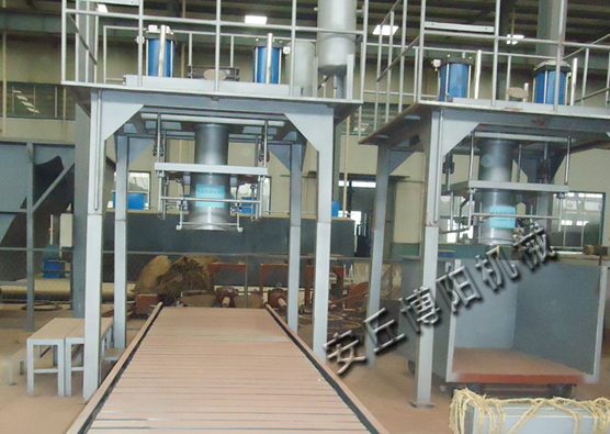 白灰粉噸袋包裝機正確的（de）包裝流程