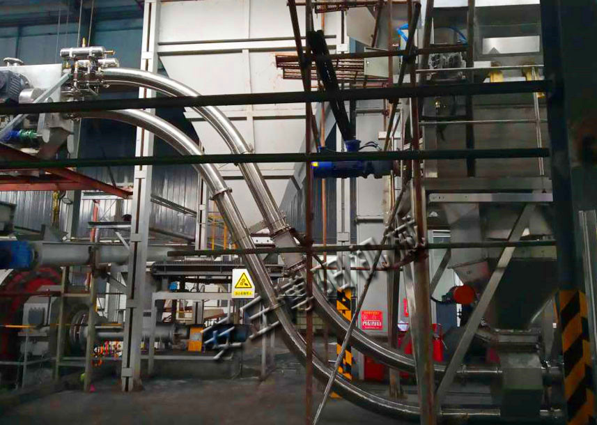 分子篩（shāi）管鏈輸送機360度輸送的技術特點