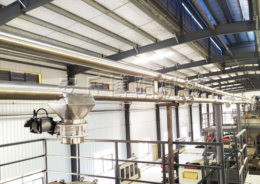 聚丙烯管鏈式輸送機 無（wú）塵管鏈式粉料輸送機廠（chǎng）家