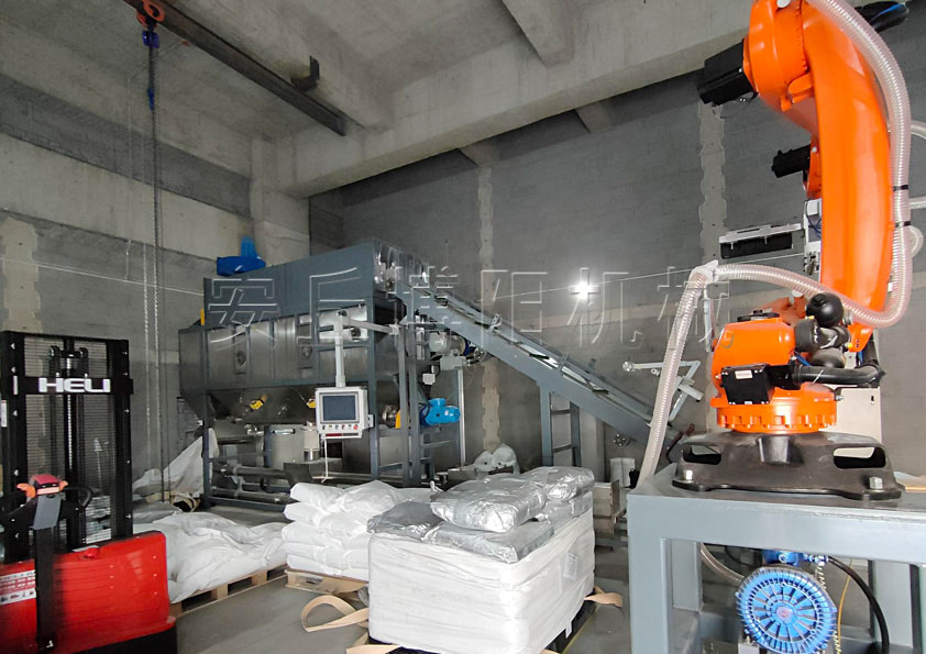 25kg片碱自动拆包机器人 无尘粉体全自动拆（chāi）袋机械手