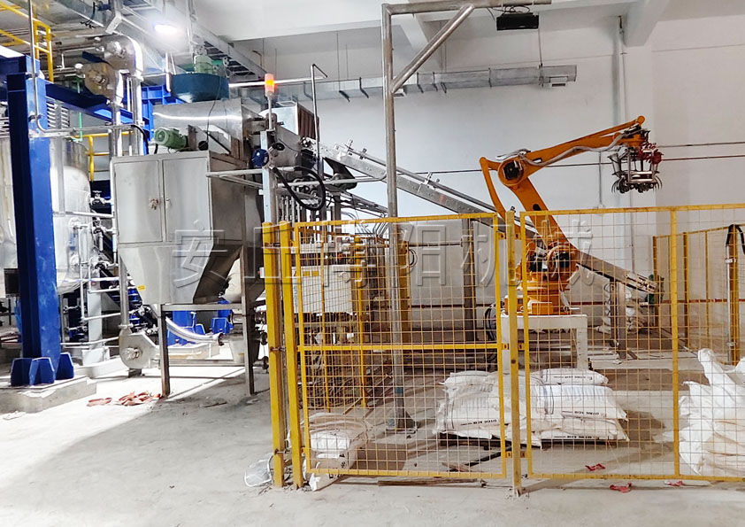 氰尿酸全自動拆包機械手的工（gōng）作原理和特點是什麽？