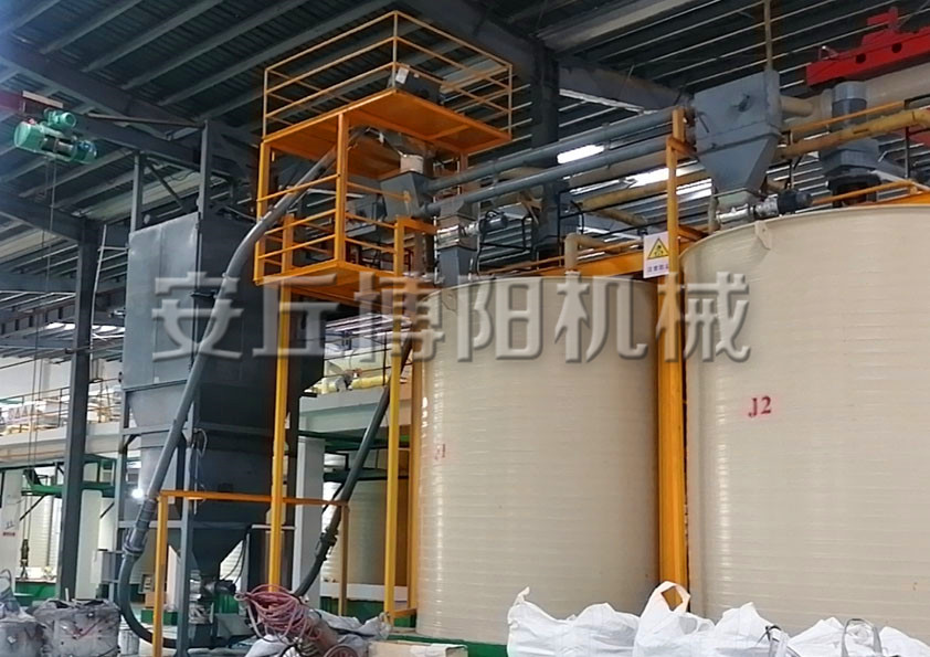 安丘博陽工業鹽噸（dūn）袋拆包機（jī）的特（tè）點是什麽？