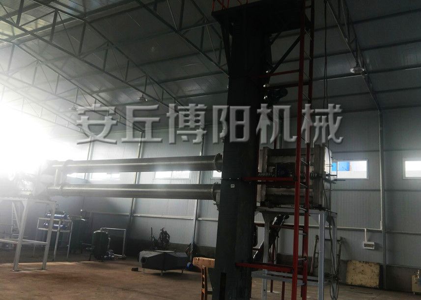 安（ān）丘博陽機械粉體管鏈輸（shū）送機實現無（wú）塵無汙染輸送