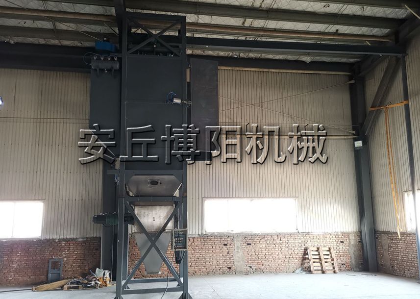 安丘博陽機械脫硫粉噸袋（dài）拆（chāi）包機如何進行拆包卸料作業？