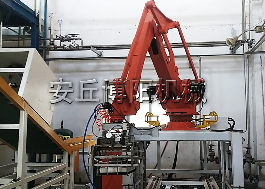 50kg尿素自動拆包機（jī）器人的作業進程是什麽？