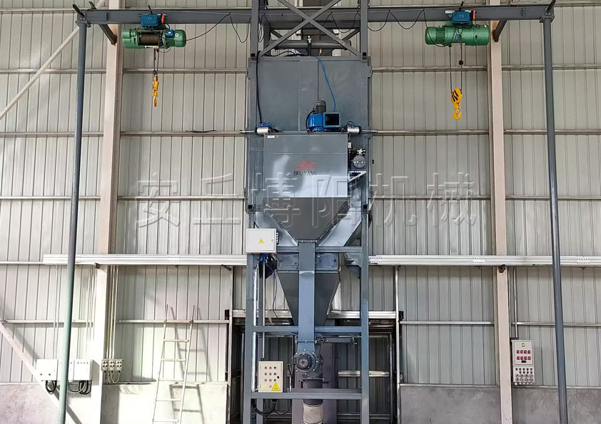 純堿噸袋（dài）拆包機的工（gōng）作流程主要分（fèn）為幾個步驟？