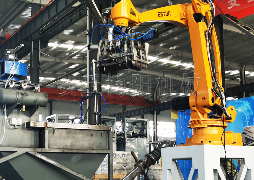 硫磺顆粒自動拆包機械手的核心組成（chéng）和工作（zuò）流程是什麽？